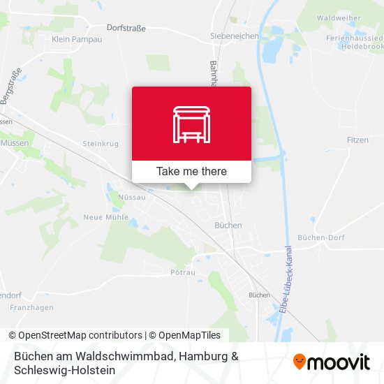 Büchen am Waldschwimmbad map