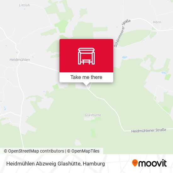Heidmühlen Abzweig Glashütte map