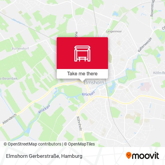 Elmshorn Gerberstraße map
