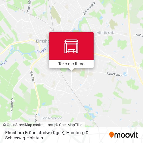 Elmshorn Fröbelstraße (Kgse) map