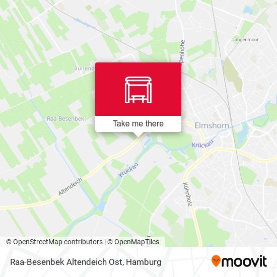 Raa-Besenbek Altendeich Ost map