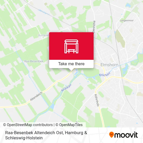 Raa-Besenbek Altendeich Ost map