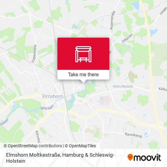 Elmshorn Moltkestraße map