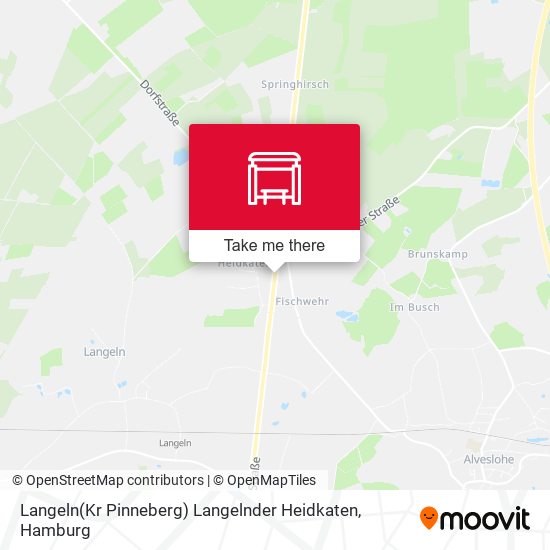 Langeln(Kr Pinneberg) Langelnder Heidkaten map