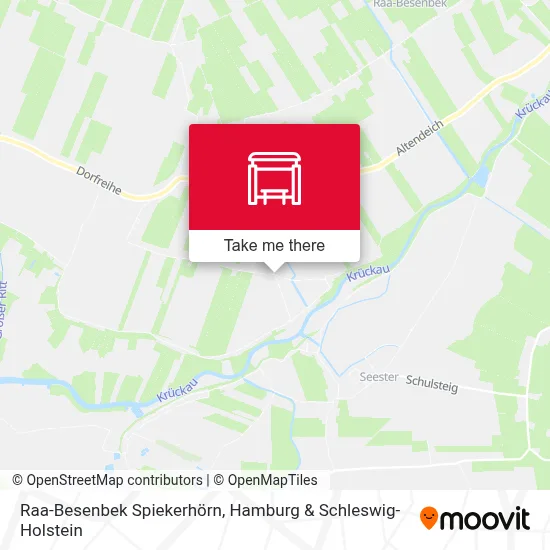 Raa-Besenbek Spiekerhörn map