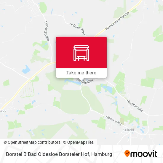 Карта Borstel B Bad Oldesloe Borsteler Hof