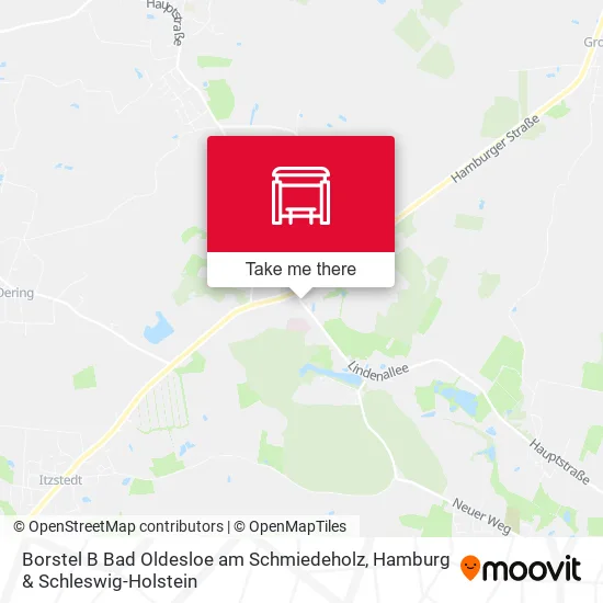 Карта Borstel B Bad Oldesloe am Schmiedeholz