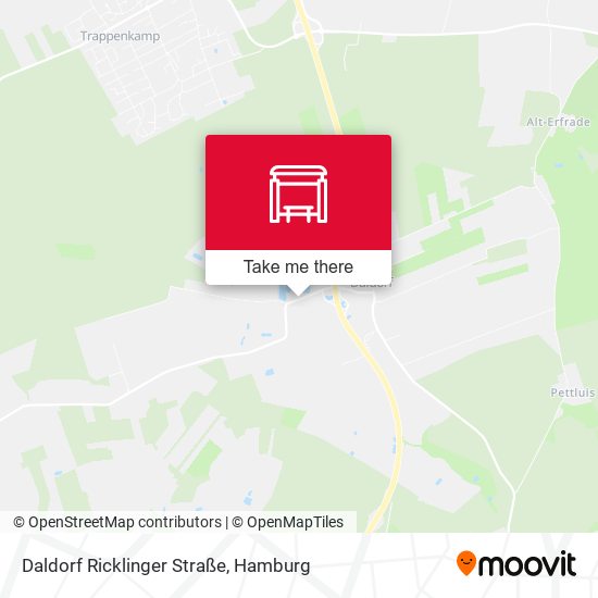 Daldorf Ricklinger Straße map