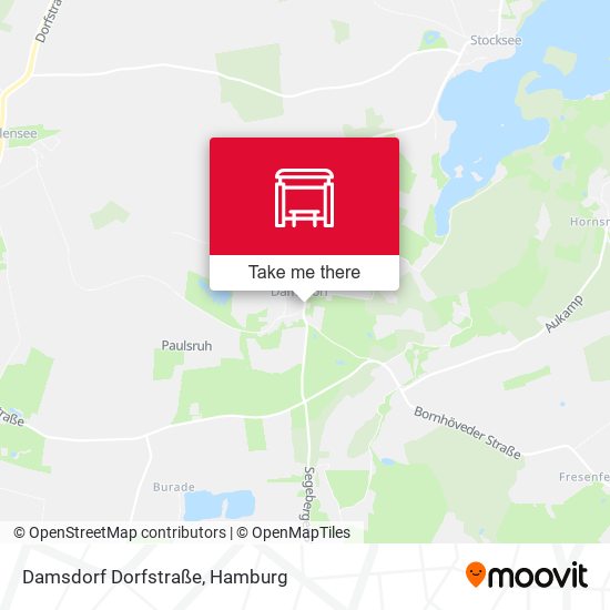 Damsdorf Dorfstraße map