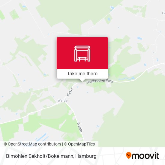 Bimöhlen Eekholt/Bokelmann map
