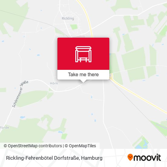 Rickling-Fehrenbötel Dorfstraße map