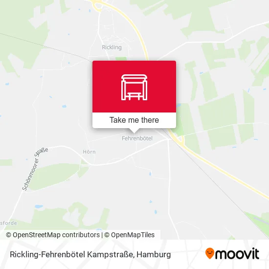 Карта Rickling-Fehrenbötel Kampstraße