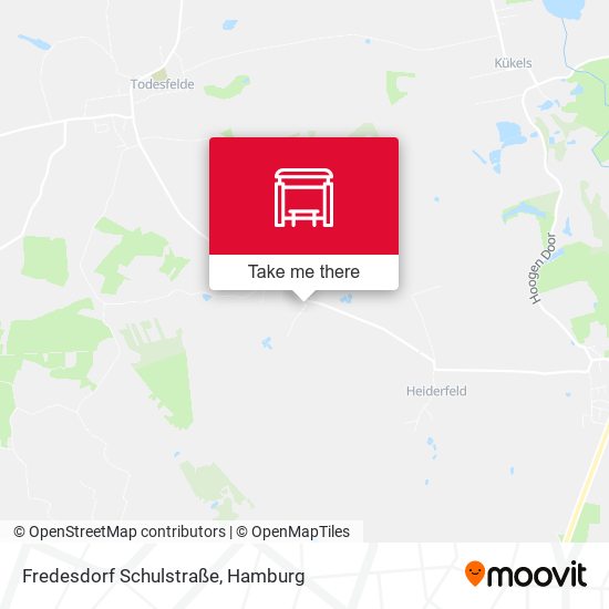 Fredesdorf Schulstraße map