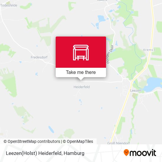 Leezen(Holst) Heiderfeld map