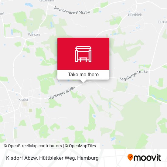 Kisdorf Abzw. Hüttbleker Weg map