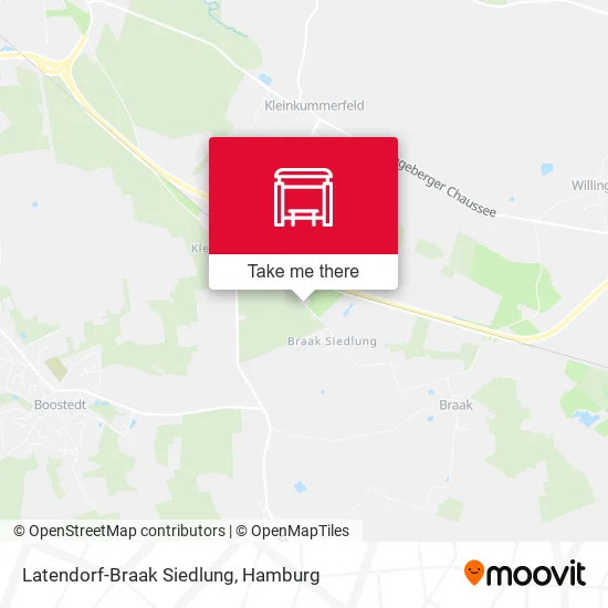 Карта Latendorf-Braak Siedlung