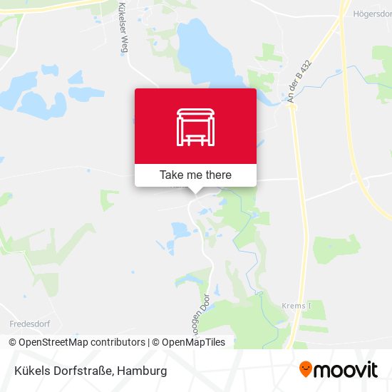 Kükels Dorfstraße map