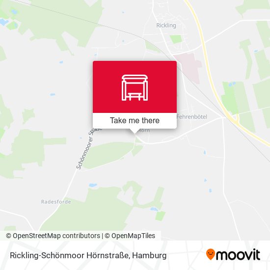 Rickling-Schönmoor Hörnstraße map