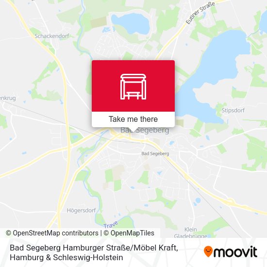 Bad Segeberg Hamburger Straße / Möbel Kraft map