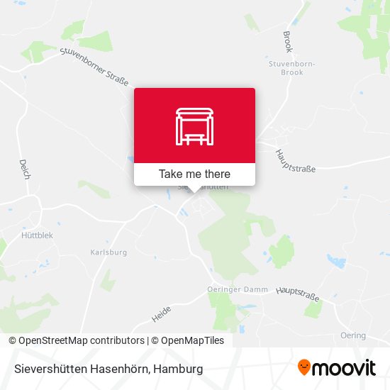 Sievershütten Hasenhörn map