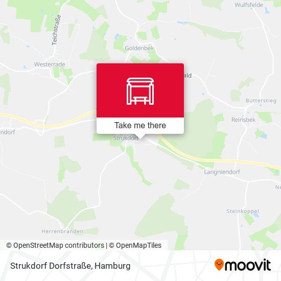 Strukdorf Dorfstraße map