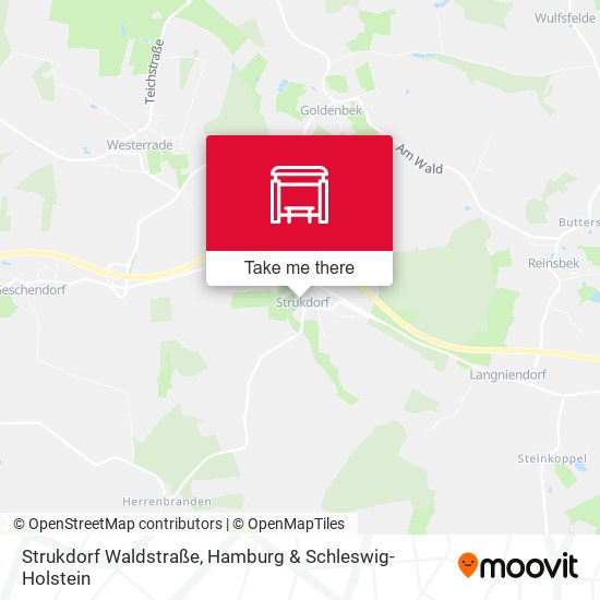 Strukdorf Waldstraße map