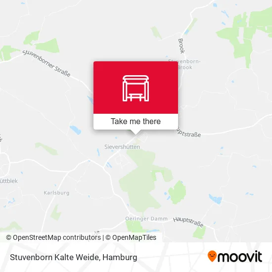Карта Stuvenborn Kalte Weide