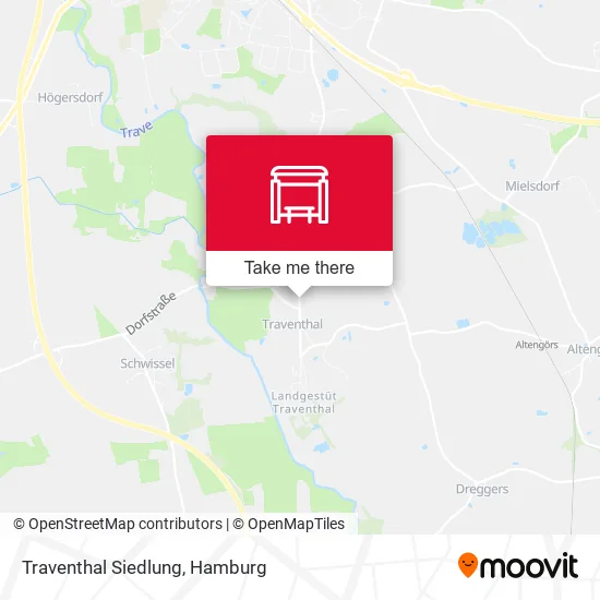 Карта Traventhal Siedlung