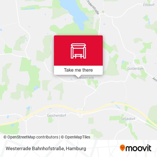Westerrade Bahnhofstraße map