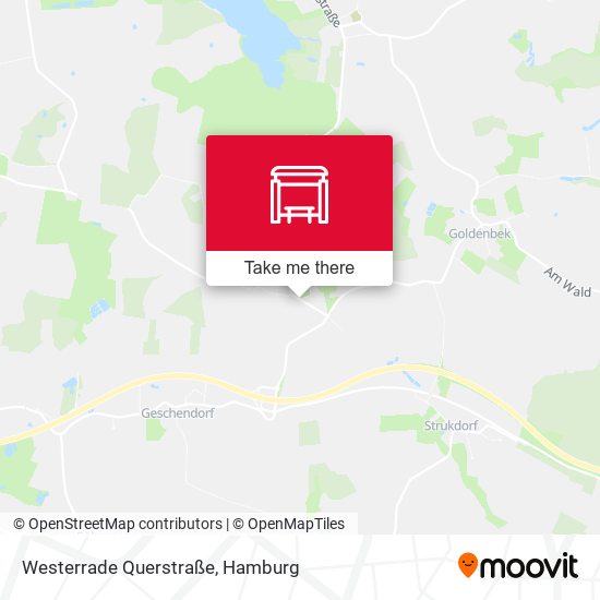 Westerrade Querstraße map