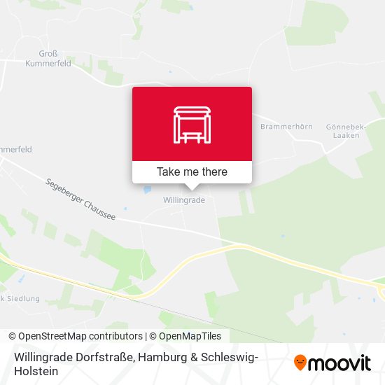 Willingrade Dorfstraße map