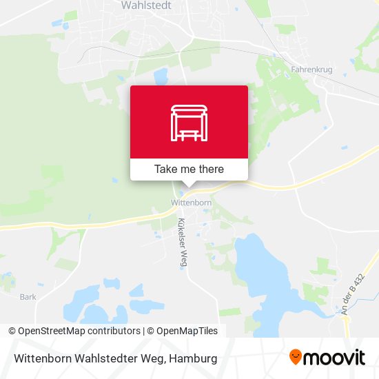 Wittenborn Wahlstedter Weg map