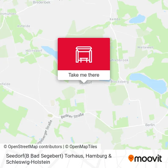 Карта Seedorf(B Bad Segebert) Torhaus