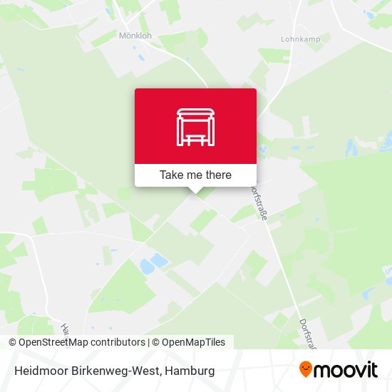 Heidmoor Birkenweg-West map