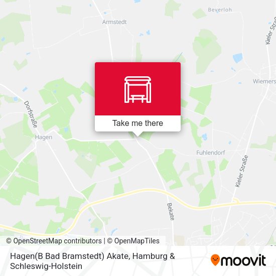 Hagen(B Bad Bramstedt) Akate map