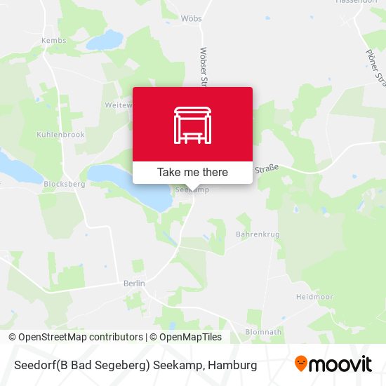 Seedorf(B Bad Segeberg) Seekamp map