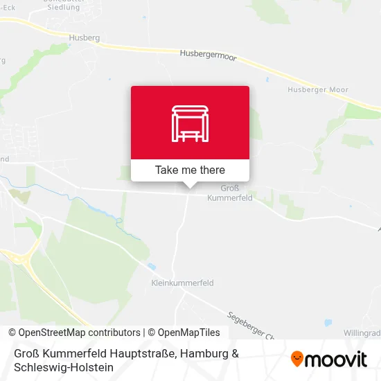 Groß Kummerfeld Hauptstraße map