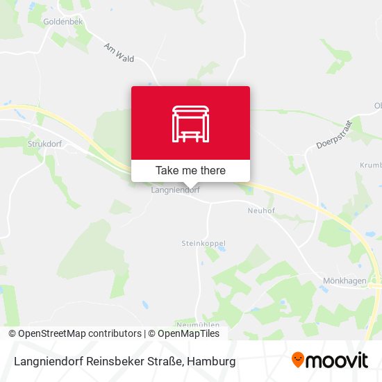 Langniendorf Reinsbeker Straße map