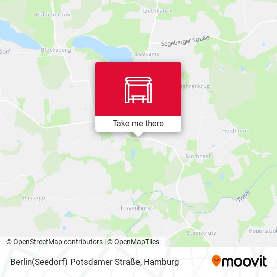 Berlin(Seedorf) Potsdamer Straße map