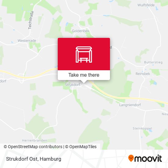 Strukdorf Ost map