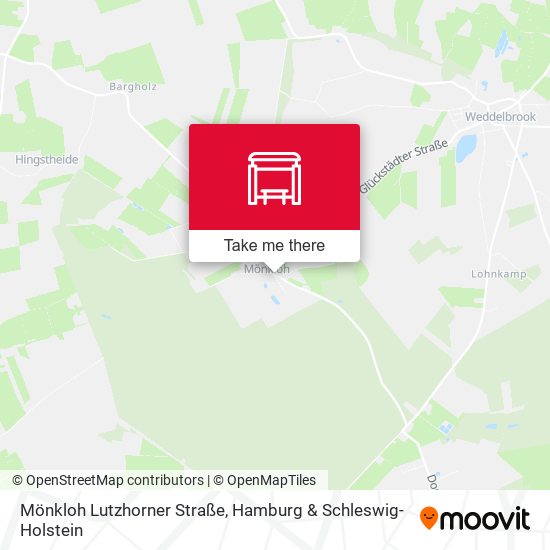 Mönkloh Lutzhorner Straße map