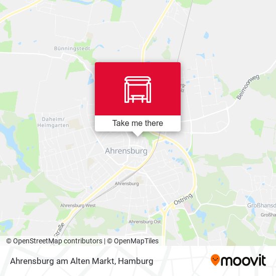 Ahrensburg am Alten Markt map