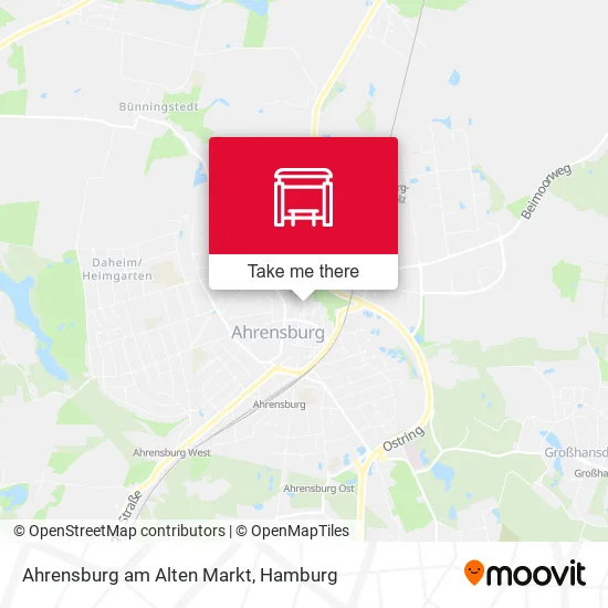 Карта Ahrensburg am Alten Markt