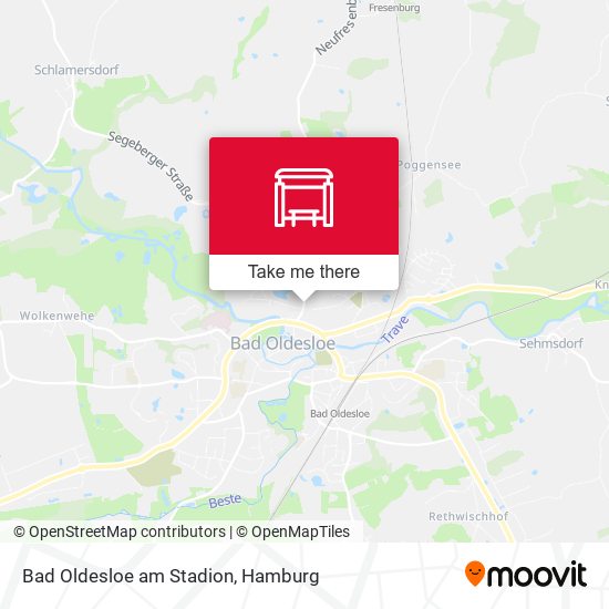 Bad Oldesloe am Stadion map