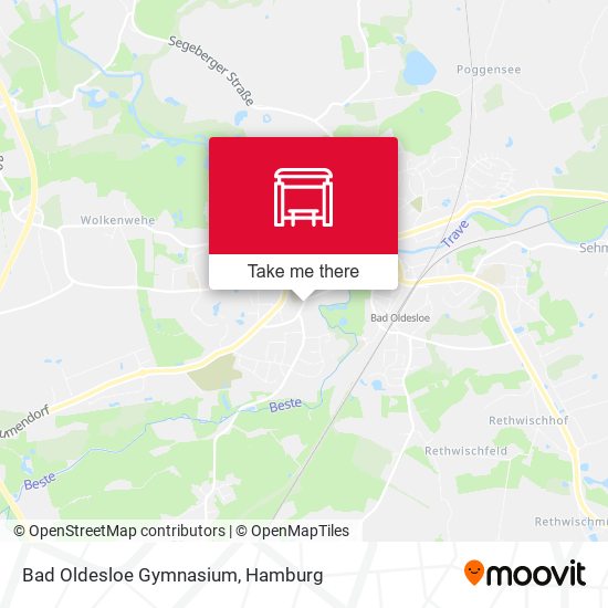Bad Oldesloe Gymnasium map