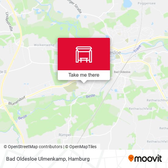 Bad Oldesloe Ulmenkamp map