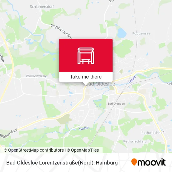 Карта Bad Oldesloe Lorentzenstraße(Nord)