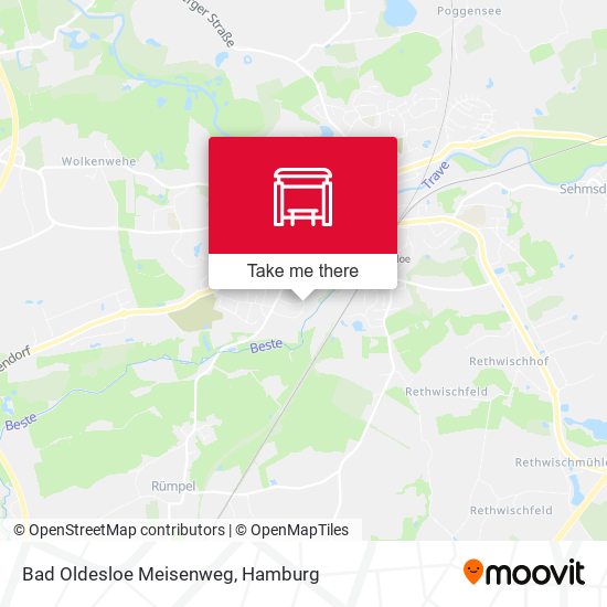 Bad Oldesloe Meisenweg map