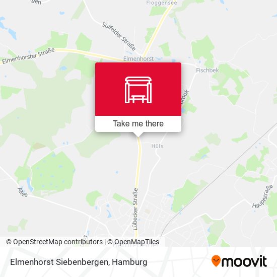 Elmenhorst Siebenbergen map