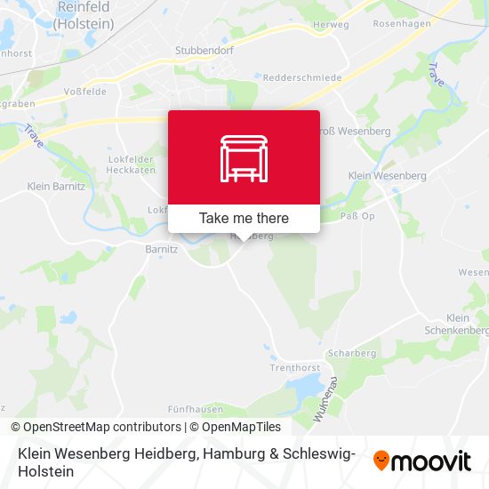 Klein Wesenberg Heidberg map